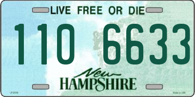 NH license plate 1106633
