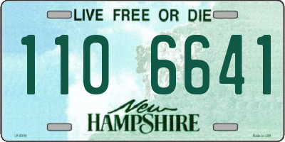 NH license plate 1106641