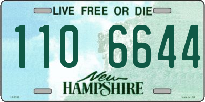 NH license plate 1106644