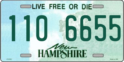 NH license plate 1106655