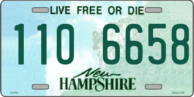 NH license plate 1106658