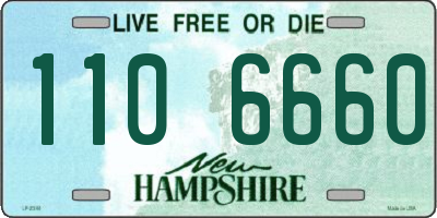 NH license plate 1106660