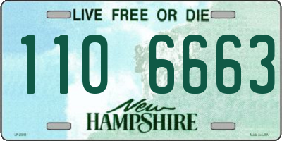 NH license plate 1106663
