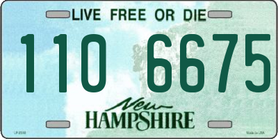 NH license plate 1106675