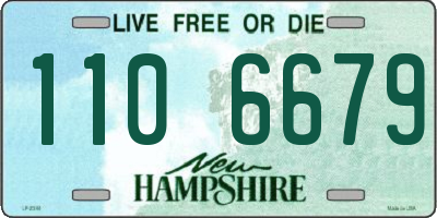 NH license plate 1106679
