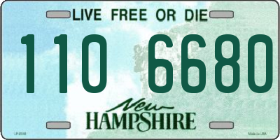 NH license plate 1106680