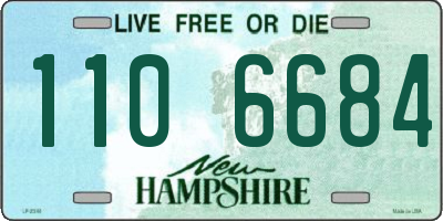 NH license plate 1106684