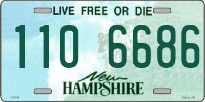 NH license plate 1106686