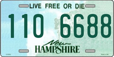NH license plate 1106688