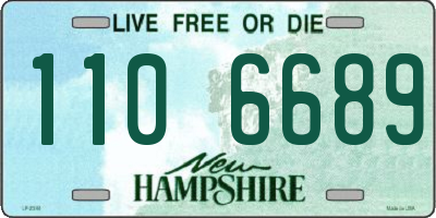 NH license plate 1106689