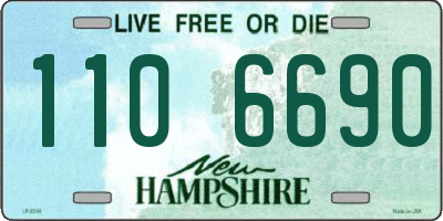 NH license plate 1106690