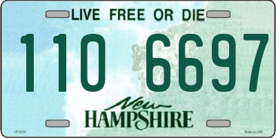 NH license plate 1106697