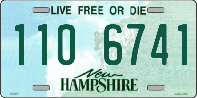 NH license plate 1106741