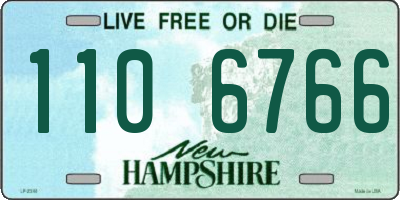NH license plate 1106766