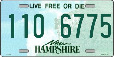 NH license plate 1106775