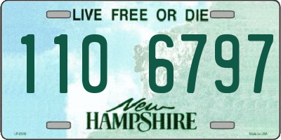 NH license plate 1106797