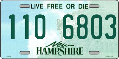 NH license plate 1106803