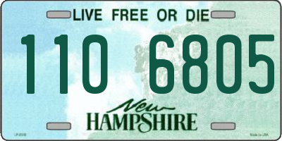 NH license plate 1106805