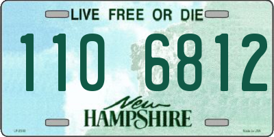 NH license plate 1106812