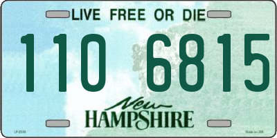 NH license plate 1106815