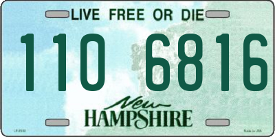 NH license plate 1106816