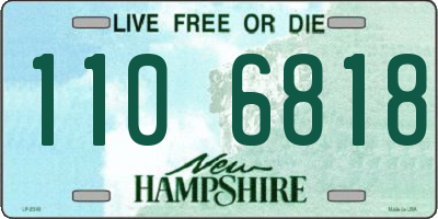 NH license plate 1106818