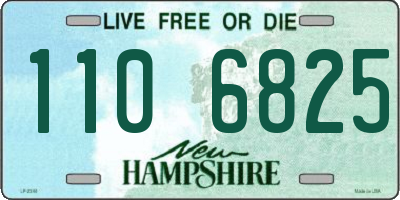 NH license plate 1106825