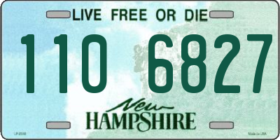 NH license plate 1106827