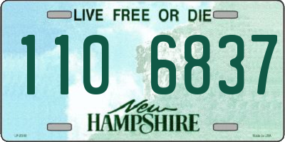 NH license plate 1106837
