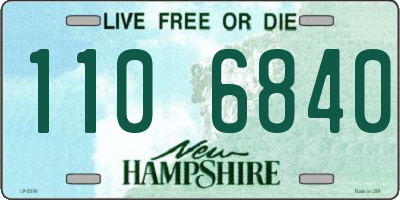 NH license plate 1106840