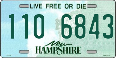 NH license plate 1106843