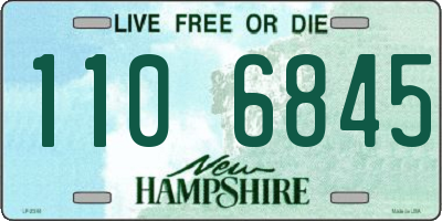 NH license plate 1106845