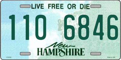 NH license plate 1106846