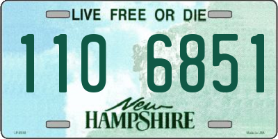 NH license plate 1106851