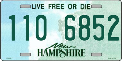 NH license plate 1106852