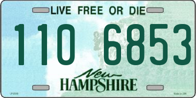 NH license plate 1106853
