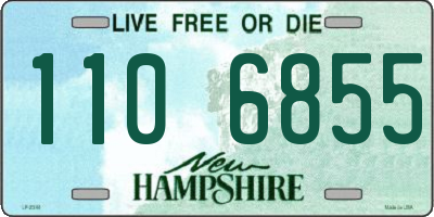 NH license plate 1106855