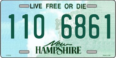 NH license plate 1106861