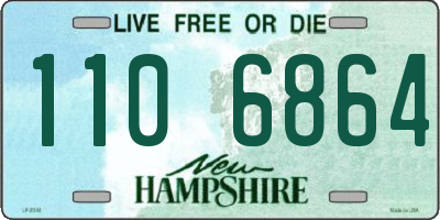 NH license plate 1106864