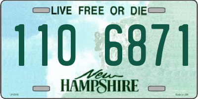 NH license plate 1106871