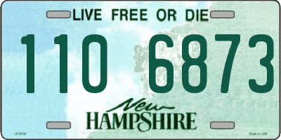 NH license plate 1106873