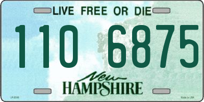 NH license plate 1106875