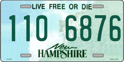 NH license plate 1106876