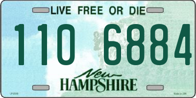 NH license plate 1106884