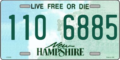 NH license plate 1106885