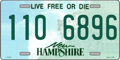 NH license plate 1106896