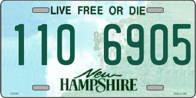 NH license plate 1106905