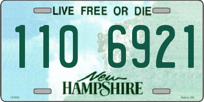 NH license plate 1106921