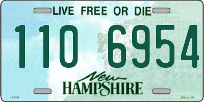 NH license plate 1106954