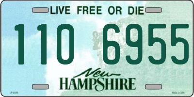 NH license plate 1106955